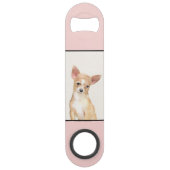 チワワ絵画ズ – かわいいオリジナルドッグアート スピード栓抜き (裏面)