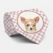 チワワ絵画ズ – かわいいオリジナルドッグアート ネクタイ (ロール)