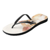 チワワ絵画ズ – かわいいオリジナルドッグアート ビーチサンダル (アングル)