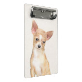 チワワ絵画ズ – かわいいオリジナルドッグアート ミニクリップボード (アングル)