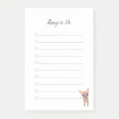 チワワ行う事 ポストイット (正面)