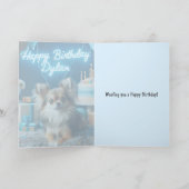 チワワ誕生日カードハッピーバースデーディラン カード (内部)