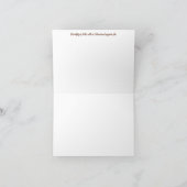 チワワ長髪ブラックタンノートカード サンキューカード (内部)