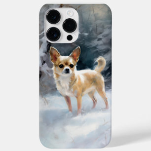チワワ雪のクリスマスを手放す Case-Mate iPhone 14 PRO MAXケース