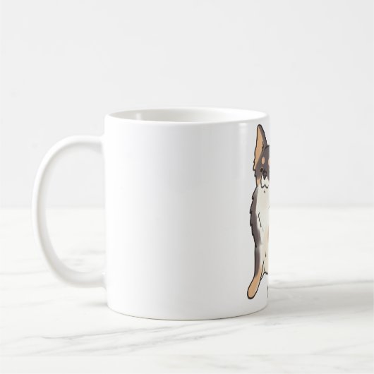 チワワ魔法 コーヒーマグカップ (左)