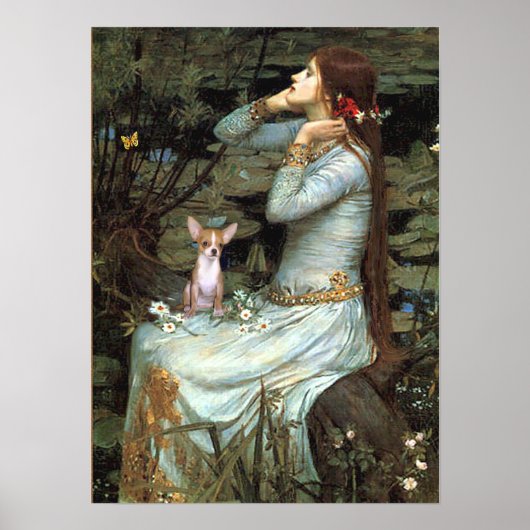 チワワ1 – オフェリア着席 ポスター (正面)