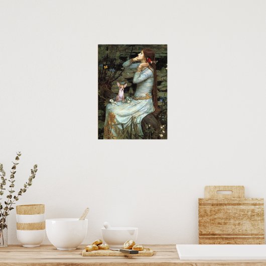 チワワ1 – オフェリア着席 ポスター (キッチン)