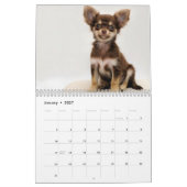 チワワ2025 カレンダー (1月 2027)