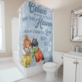 チワワ – かわいい子犬のクリスマスギフト， シャワーカーテン (インサイチュ)