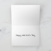 チワワ かわいい ワッフルが好きよ バレンタイン カード (内部)