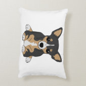 チワワ かわいい 3色 犬 アクセントクッション (裏面(縦))