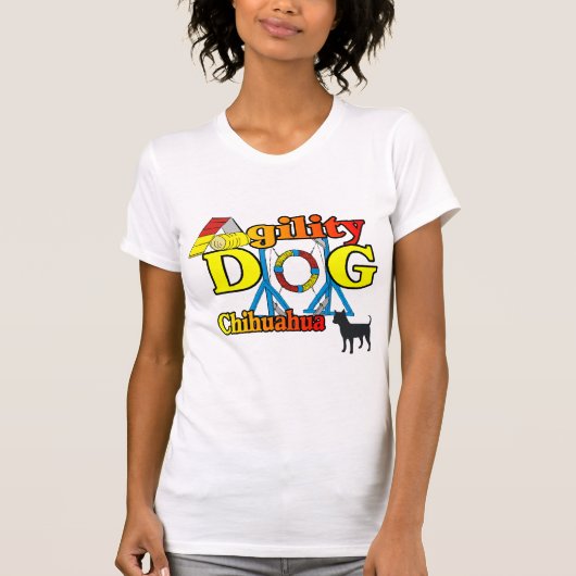 チワワ_アジリティ Tシャツ (正面)