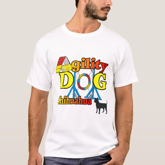 チワワ_アジリティ Tシャツ (正面)