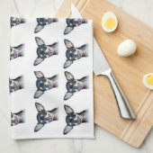 チワワ キッチンタオル (四つ折り)