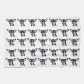 チワワ キッチンタオル (横)