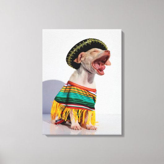 チワワ キャンバスプリント (正面)