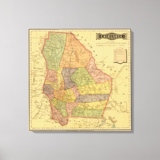 チワワ キャンバスプリント (正面)