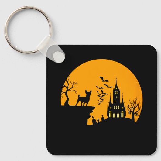 チワワ キーホルダー (正面)