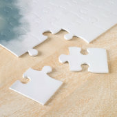 チワワ・クルーが引っ張るサンタと彼のそり ジグソーパズル (側面)