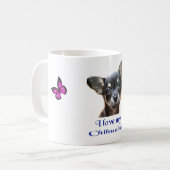 チワワ コーヒーマグカップ (正面左)