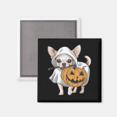 チワワ ゴーストドッグ ハロウィン マグネット (正面/裏面)