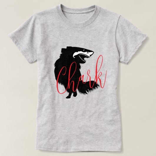 チワワ + サメ = チャーク Tシャツ (デザイン正面)