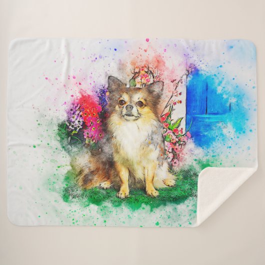 チワワ シェルパブランケット (正面(横))