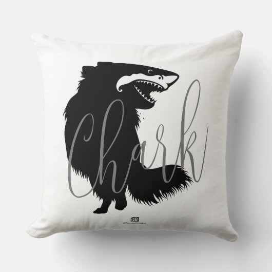チワワ+シャーク=シャルク クッション (正面)