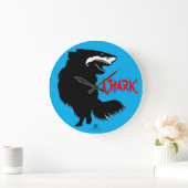 チワワ+シャーク=シャルク ラージ壁時計 (ホーム)