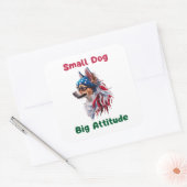 チワワ スクエアシール (封筒)