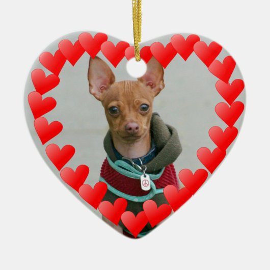 チワワ セラミックオーナメント (正面)