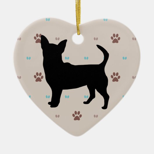 チワワ セラミックオーナメント (正面)