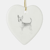 チワワ セラミックオーナメント (右)