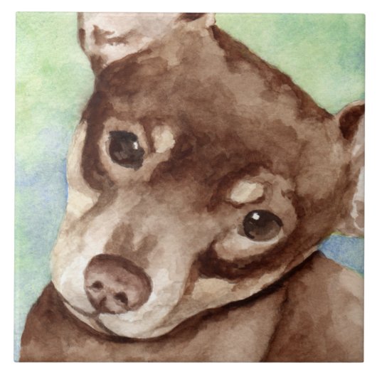 チワワ タイル (正面)