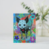 チワワ・デイ・オブ・ザ・デッド・ペロ ポストカード (スタンド正面)