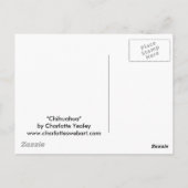 『チワワ』ドッグアートはがき ポストカード (裏面)