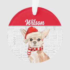 チワワ·ドッグ氏と写真 オーナメント