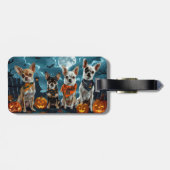 チワワ ハロウィン おばけ ラゲッジタグ (裏面横)