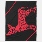 『チワワ』 フリースブランケット (正面)