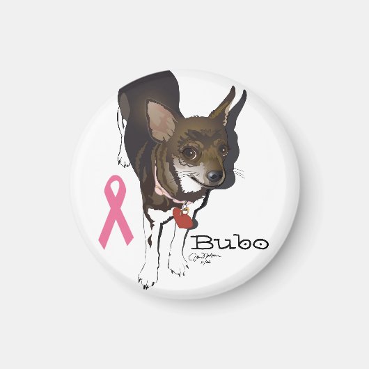 チワワ・ブボ マグネット (正面)