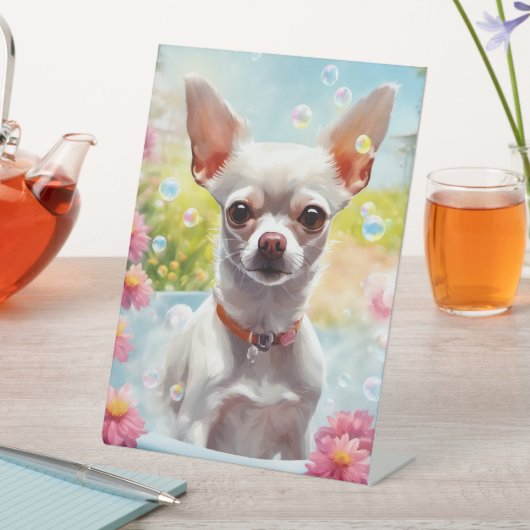 チワワ – ペデスタルサイン 台座サイン (インサイチュ)