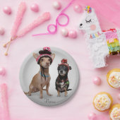 チワワ ペーパープレート (パーティー)