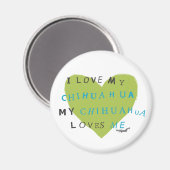 チワワ マグネット (正面/裏面)