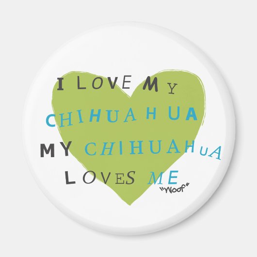 チワワ マグネット (正面)