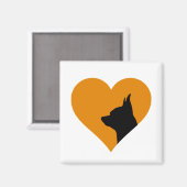 チワワ マグネット (正面/裏面)