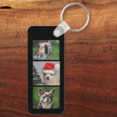 チワワ…マ最高のマムカスタム両面キーチェーン キーホルダー (裏面)