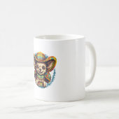 チワワ メキシコ シンコデマヨ 笑える犬 コーヒーマグカップ (正面右)