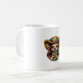 チワワ メキシコ シンコデマヨ 笑える犬 コーヒーマグカップ (正面左)
