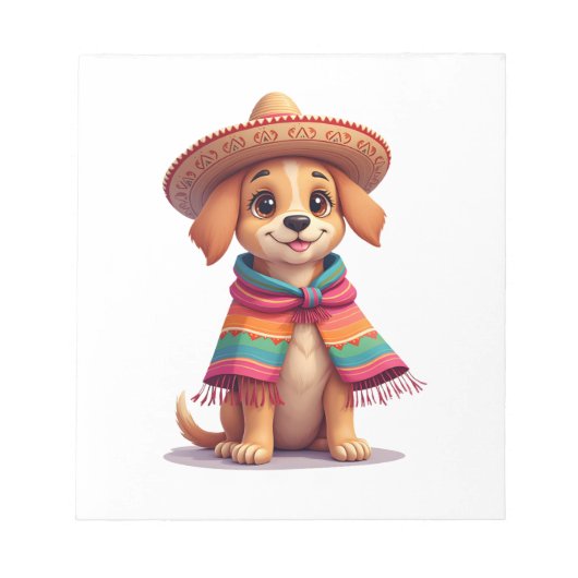 チワワ メキシコ シンコデマヨ 笑犬 (1) ノートパッド (正面)