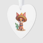 チワワ メキシコ シンコデマヨ 笑犬 (3) オーナメント (正面)